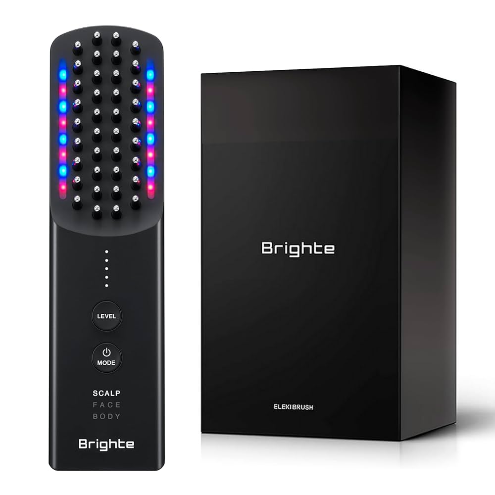 Brighte ELEKI BRUSH+ スカルプ美顔器 Amazon.co.jp: [佐々木希 アンバサダー 美顔器] Brighte ELEKI